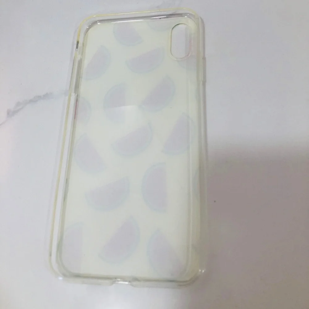NEW Watermelon Pattern Phone Case - Pink and Yellow - for iPhone XS Max